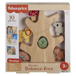 Mattel Fisher Price - Fisher-Price Ahşap Denge Ağacı HXT87