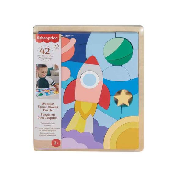 Fisher-Price Ahşap Uzay Yapboz HXY42