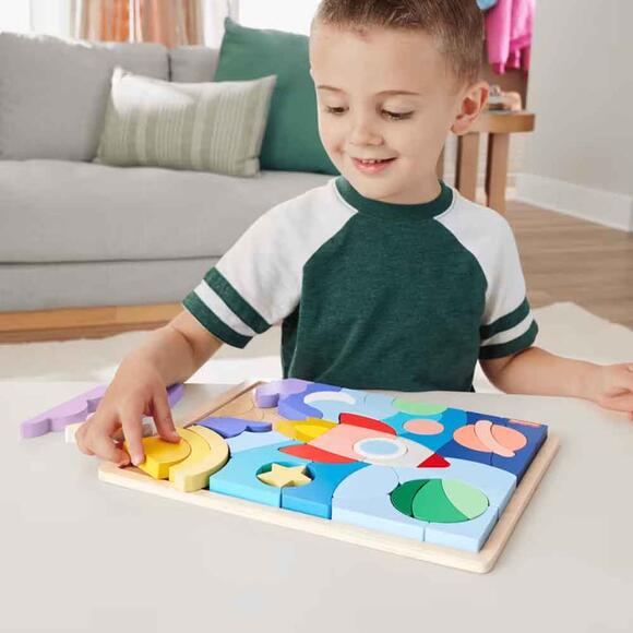 Fisher-Price Ahşap Uzay Yapboz HXY42
