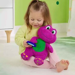 Fisher-Price Kalp Yapan Barney Pelüş Oyuncağı HYG89 - Thumbnail