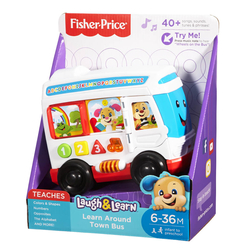 Fisher Price Köpekçiğin Eğitici Otobüsü Türkçe FHF20 - Thumbnail