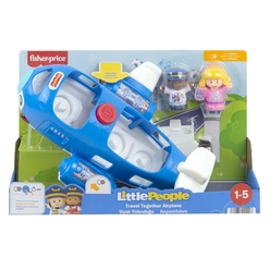 Mattel Fisher Price - Fisher Price Little People Uçak Yolculuğu HDJ23