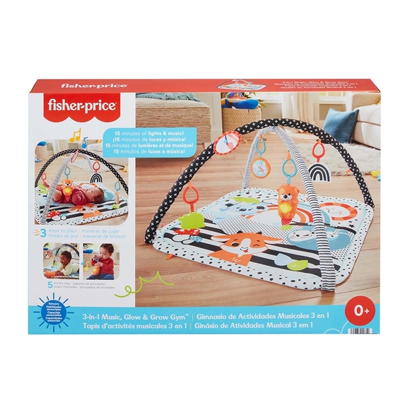 Fisher Price Neşeli Hayvanlar 3’ü 1 Arada Jimnastik Merkezi HBP41