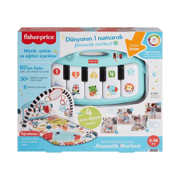 Fisher-Price Neşeli Hayvanlar Piyanolu Jimnastik Merkezi HWY49