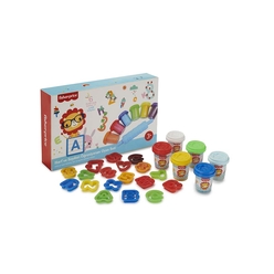 Fisher-Price Oyun Hamuru Seti Alfabe ve Sayılar HHJ35 - Thumbnail