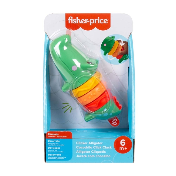 Fisher-Price Safari Arkadaşları Çıngıraklı Timsah GWL67