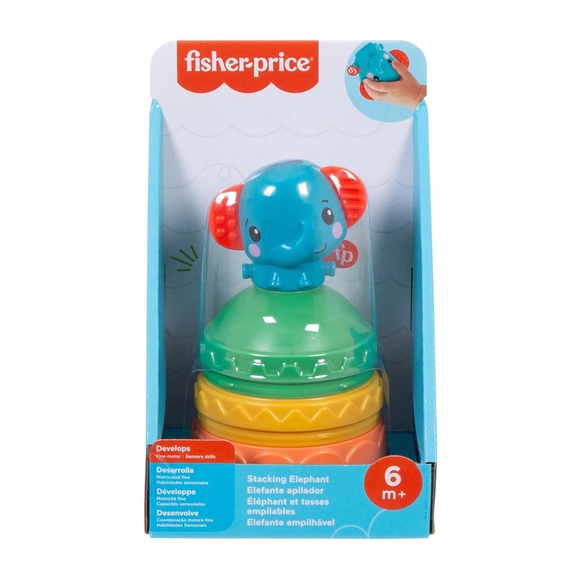 Fisher Price Safari Arkadaşları Renkli Fil GWL66