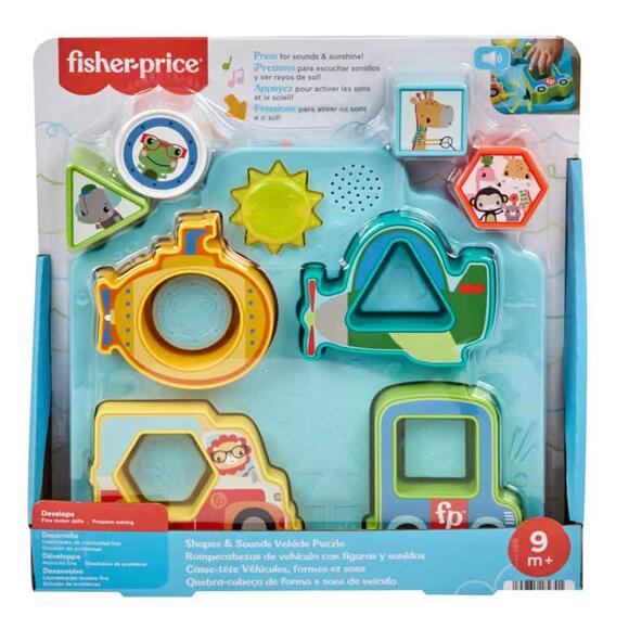Fisher-Price Şekiller ve Sesler Puzzle HRP31