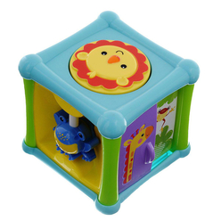 Fisher Price Sevimli Hayvanlar Aktivite Kübü BFH80 - Thumbnail