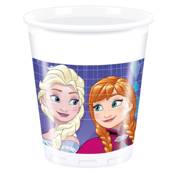 Frozen Snowflakes Baskılı Bardak 200 cc 8’li