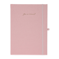 Fulique Journal Metalik Pembe Noktalı Defter 15,5x21,5cm - Thumbnail