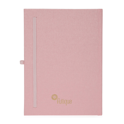 Fulique Journal Metalik Pembe Noktalı Defter 15,5x21,5cm - Thumbnail