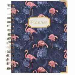 Fulique Süresiz 12 Aylık  Ajanda Flamingo - Thumbnail