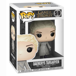 Funko Pop Game of Thrones : S8 Daenerys White Coat Figür 28888 - Thumbnail