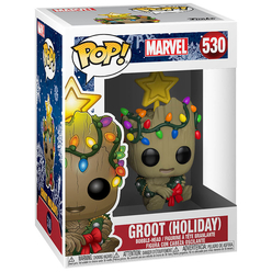 Funko Pop Marvel Holiday : Groot Le Figür 43333 - Thumbnail