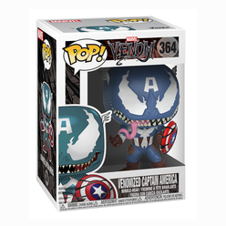 Funko Pop Marvel Venom : Venom Captain America Figür 32686 - Thumbnail