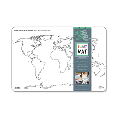 Funny Mat Dünya Kıtalar Dilsiz Haritası 1020 - Thumbnail
