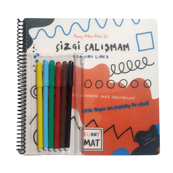 Funny - Funny Mat Mini Set Çizgi Çalışmam (Kalemli) 1161