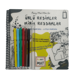 Funny Mat Mini Set Ünlü Resimler Minik Ressamlar (Kalemli) 1159 - Thumbnail