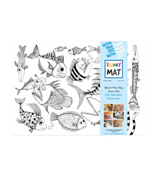 Funny Kids - Funny Mat -Washable Art - Balık 