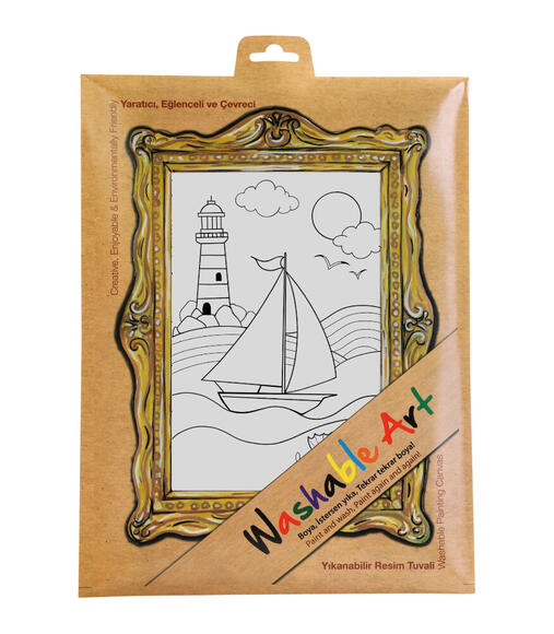 Funny Mat -Washable Art - Deniz Feneri 