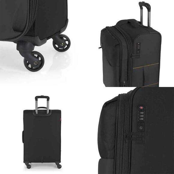 Gabol Trolley Orta Boy Yumuşak Kasa Siyah 123146