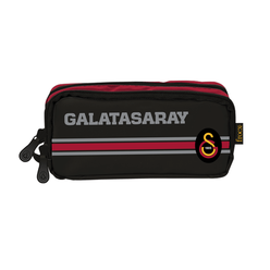 Gs Bag - Galatasaray 3810 Çift Gözlü Kalem Çantası Pena G-Rey
