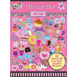 Galt Sticker Pad Girls Club - Thumbnail