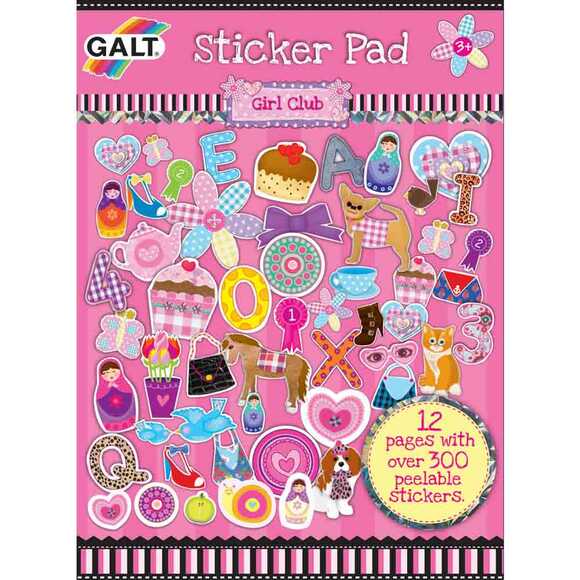Galt Sticker Pad Girls Club