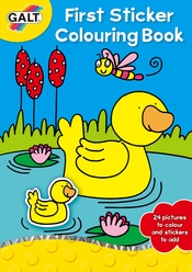 Galt - Galt First Sticker Colouring Book Aktivite Kitabı A3068C