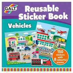 Galt - GALT REUSABLE STİCKER BOOK-VEHİCLES 3 YAŞ+ 1005107