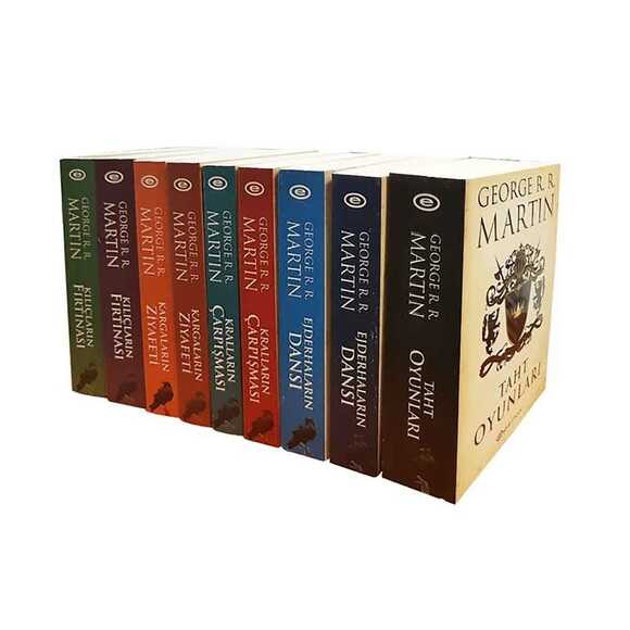 Game Of Thrones - Taht Oyunları (9 Kitap Set Özel Kutulu)
