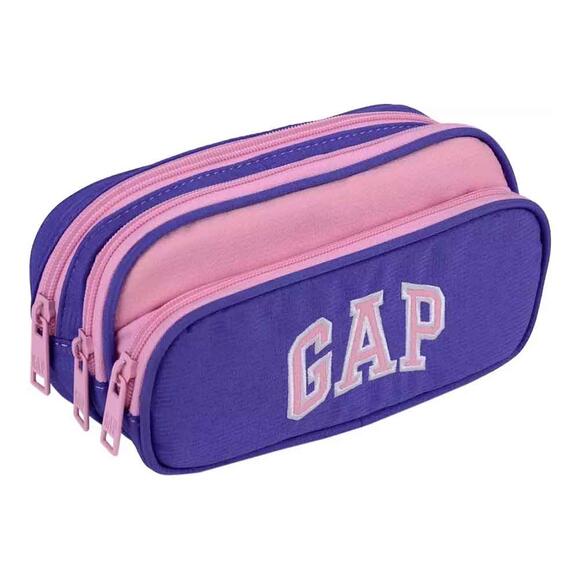 Gap Kalem Çantası 3 Bölmeli Mor 12858