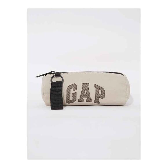 Gap Kalem Çantası Oval Krem 12852 