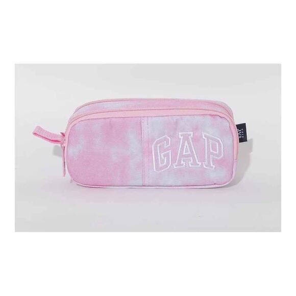 Gap Kids Kalem Çantası 2 Bölmeli Pembe Batik Desen 13382