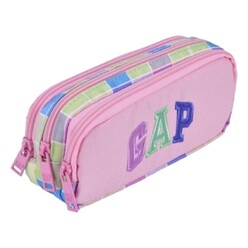 Gap Kids Kalem Çantası 3 Bölmeli Pembe 12803 - Thumbnail