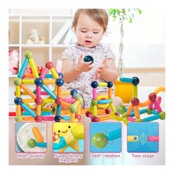 Gepettoys 42 Parça Manyetik Çubuklar - Thumbnail