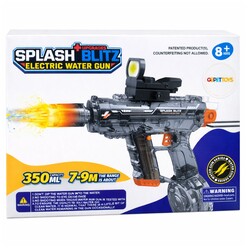 Gepettoys - Gepettoys Şarjlı Ateş Işık Efektli Su Atan Uzi