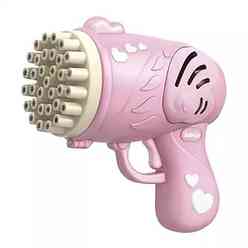 Gepettoys - Gepettoys SR838 33 Kanallı Baloncuk Tabancası Pembe/Mavi