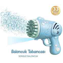 Gepettoys SR838 33 Kanallı Baloncuk Tabancası Pembe/Mavi - Thumbnail