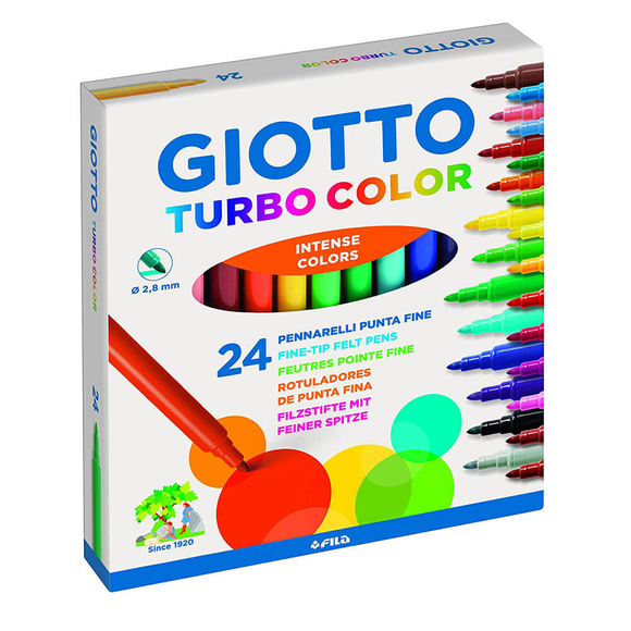 Giotto Keçeli Kalem 24 Renk 417000