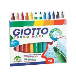 Giotto Turbo Maxi Jumbo 12’Li Keçeli Kalem 454000 - Thumbnail