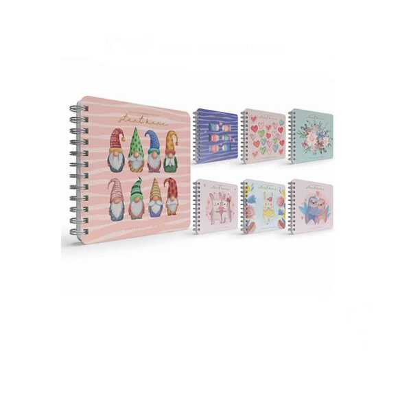 Gıpta 16x16cm 100 yaprak Start Spiralli Sert Kapak Defter Noktalı 5925000