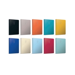 Gıpta - Gıpta 17X24 Günlük Çizgili Beyaz Ajanda 2023 106-Eck