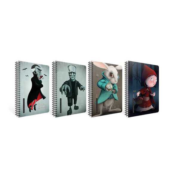 Gıpta 17x24cm 120 Yaprak Çizgili Classıca Spiralli Sert Kapak Defter  6382000