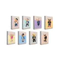 Gıpta 17x24cm 120 Yaprak Çizgili Xoxo Spiralli Sert Kapak Defter 6266000 - Thumbnail
