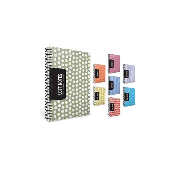 Gıpta 17x24cm 80 Yaprak Kareli Loft Notes Spiralli Pp Kapak Defter 7069000