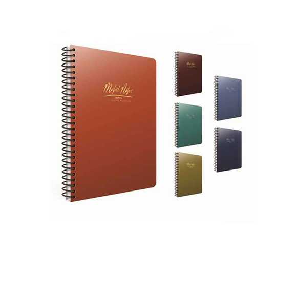 Gıpta 17x24cm 80 Yaprak Kareli Metal Notes Spiralli Pp Kapak Defter 4474000