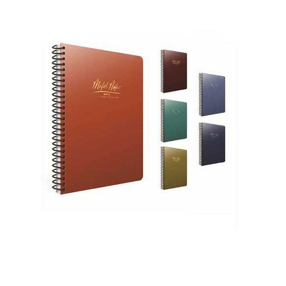 Gıpta 17x24cm Çizgili 80 Yaprak Metal Notes Spiralli Pp Kapak Defter 4473000