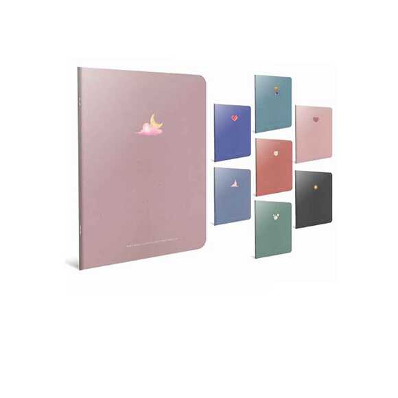 Gıpta A4 60 Yaprak Kareli Simple Notes Dikişli Karton Kapak Defter 5815000
